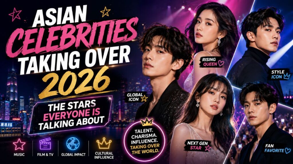 Asian Celebrities Taking Over 2026: The Stars Everyone Is Talking About