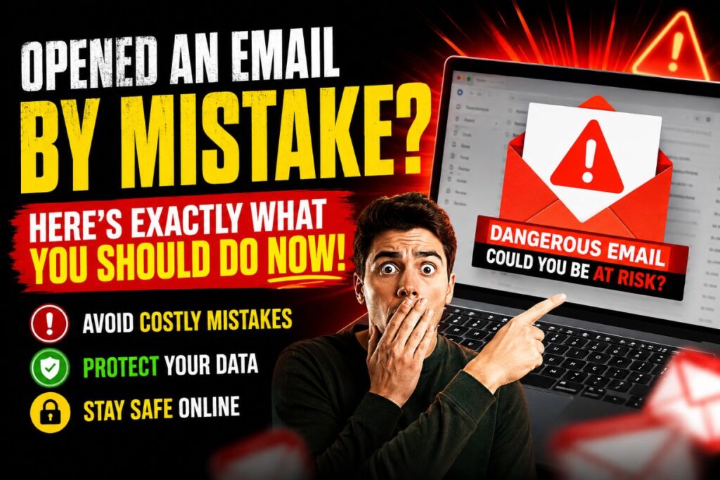 Opened a Dangerous Email by Mistake? 7 Things to Do NOW