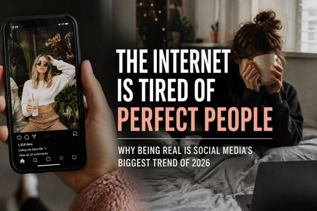 The Internet Is Tired of Perfect People: Social Media’s Biggest Trend of 2026